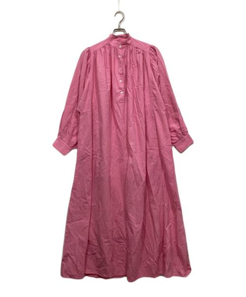 TEN（テン）TEN (テン) Ron Herman (ロンハーマン) カフタンドレスシャツワンピース ピンク サイズ:表記なしの古着・服飾アイテム