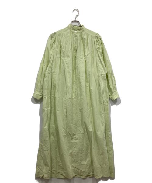 TEN（テン）TEN (テン) Ron Herman (ロンハーマン) カフタンドレスシャツワンピース グリーン サイズ:FREEの古着・服飾アイテム