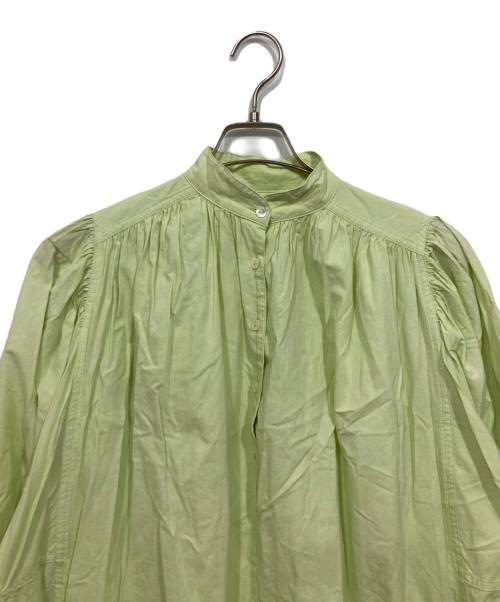 TEN（テン）TEN (テン) Ron Herman (ロンハーマン) カフタンドレスシャツワンピース グリーン サイズ:FREEの古着・服飾アイテム
