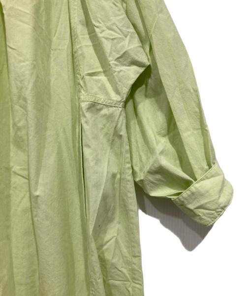 TEN（テン）TEN (テン) Ron Herman (ロンハーマン) カフタンドレスシャツワンピース グリーン サイズ:FREEの古着・服飾アイテム