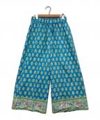 SZ Blockprintsエスゼットブロックプリント）の古着「Drawstring Pants」｜ブルー