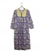 Ron Herman×SZ Blockprintsロンハーマン×エスゼットブロックプリント）の古着「KITTY DRESS」｜ブルー