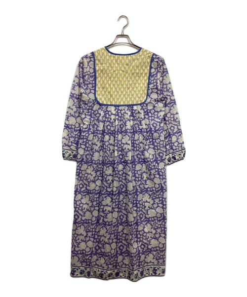 Ron Herman（ロンハーマン）Ron Herman (ロンハーマン) SZ Blockprints (エスゼットブロックプリント) KITTY DRESS ブルー サイズ:Ｓの古着・服飾アイテム