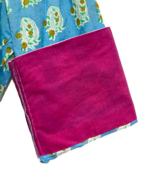 SZ Blockprints（エスゼットブロックプリント）SZ Blockprints (エスゼットブロックプリント) ロングシャツ / LONG GURU ブルー サイズ:Ｓの古着・服飾アイテム