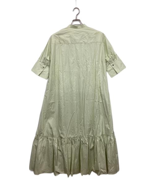 ebure（エブール）ebure (エブール) Ron Herman (ロンハーマン) ボタニカルコットンシルクドレス グリーン サイズ:36の古着・服飾アイテム