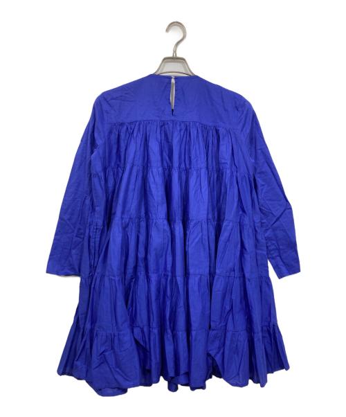 merlette（マーレット）merlette (マーレット) TOMORROW LAND別注 ティアードワンピース ブルー サイズ:XSの古着・服飾アイテム