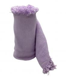 ASAUCE MELER×Ron Herman（アソースメレ×ロンハーマン）の古着「リネン大判ストール」｜ラベンダー