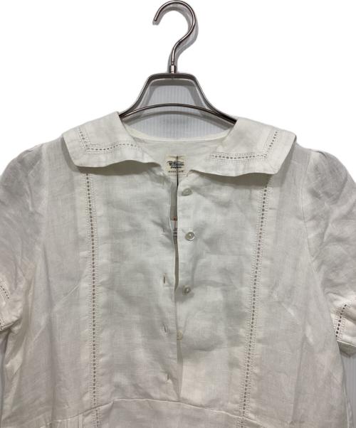 Ron Herman（ロンハーマン）Ron Herman (ロンハーマン) セーラーカラーリネンワンピース ホワイト サイズ:Sの古着・服飾アイテム
