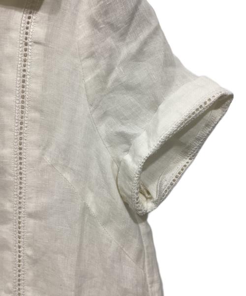 Ron Herman（ロンハーマン）Ron Herman (ロンハーマン) セーラーカラーリネンワンピース ホワイト サイズ:Sの古着・服飾アイテム