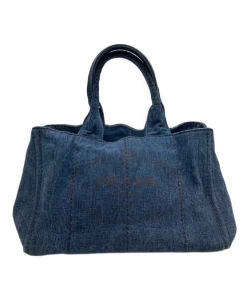 PRADA（プラダ）PRADA (プラダ) デニムカナパトートバッグの古着・服飾アイテム