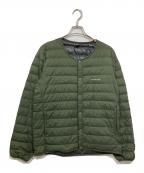 mont-bellモンベル）の古着「スペリオダウン ラウンドネックジャケット」｜オリーブ