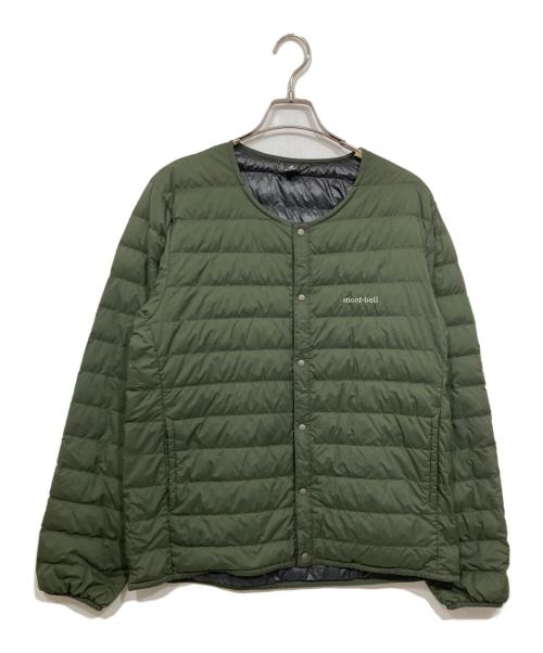 mont-bell（モンベル）mont-bell (モンベル) スペリオダウン ラウンドネックジャケット オリーブ サイズ:Mの古着・服飾アイテム