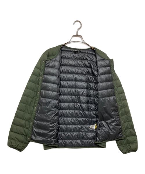 mont-bell（モンベル）mont-bell (モンベル) スペリオダウン ラウンドネックジャケット オリーブ サイズ:Mの古着・服飾アイテム