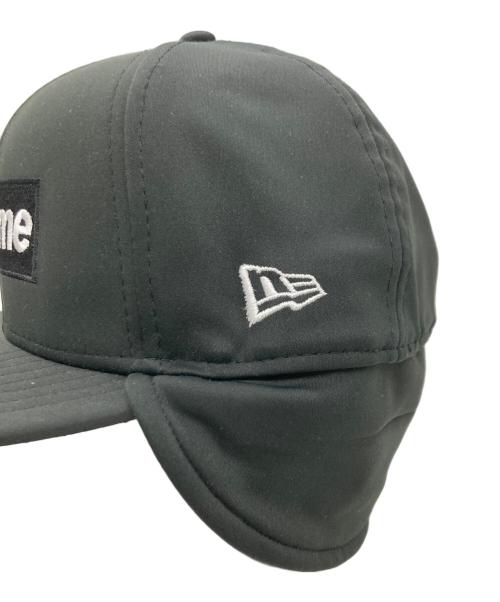SUPREME（シュプリーム）Supreme (シュプリーム) New Era (ニューエラ) WINDSTOPPER Earflap Box Logo Cap/キャップ ブラックの古着・服飾アイテム