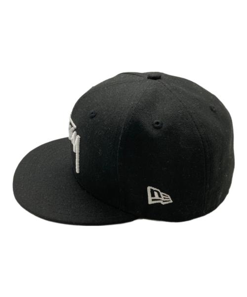 stussy（ステューシー）stussy (ステューシー) New Era (ニューエラ) キャップ ブラックの古着・服飾アイテム
