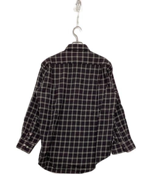 BURBERRY GOLF（バーバリーゴルフ）BURBERRY GOLF (バーバリーゴルフ) チェックシャツ ブラック サイズ:Mの古着・服飾アイテム