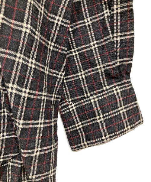BURBERRY GOLF（バーバリーゴルフ）BURBERRY GOLF (バーバリーゴルフ) チェックシャツ ブラック サイズ:Mの古着・服飾アイテム