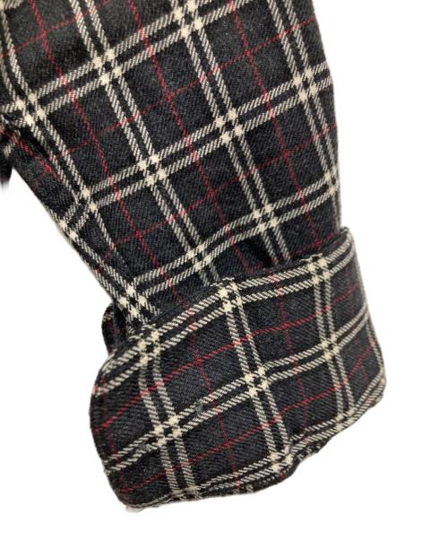 BURBERRY GOLF（バーバリーゴルフ）BURBERRY GOLF (バーバリーゴルフ) チェックシャツ ブラック サイズ:Mの古着・服飾アイテム