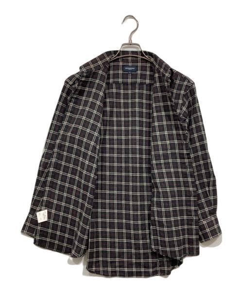 BURBERRY GOLF（バーバリーゴルフ）BURBERRY GOLF (バーバリーゴルフ) チェックシャツ ブラック サイズ:Mの古着・服飾アイテム