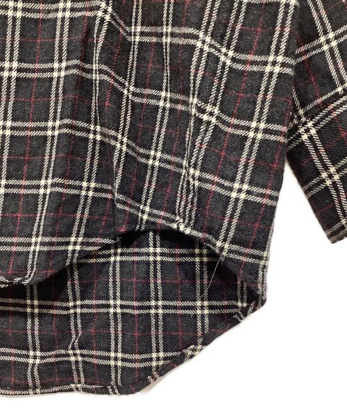 BURBERRY GOLF（バーバリーゴルフ）BURBERRY GOLF (バーバリーゴルフ) チェックシャツ ブラック サイズ:Mの古着・服飾アイテム