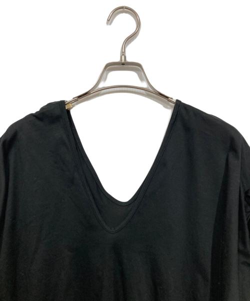LIMI feu（リミフゥ）LIMI feu (リミフゥ) ノースリーブVネックカットソー ブラック サイズ:ｓの古着・服飾アイテム
