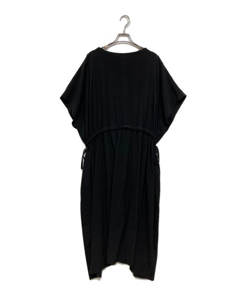 Y's（ワイズ）Y's (ワイズ) ウエストマークノースリーブワンピース ブラック サイズ:2の古着・服飾アイテム