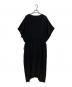 Y's (ワイズ) ウエストマークノースリーブワンピース ブラック サイズ:2：8000円