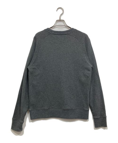 maison kitsune（メゾンキツネ）maison kitsune (メゾンキツネ) チラックスフォックススウェット グレー サイズ:Ｓの古着・服飾アイテム