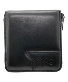 Y-3（ワイスリー）の古着「2つ折りラウンドジップウォレット」｜ブラック