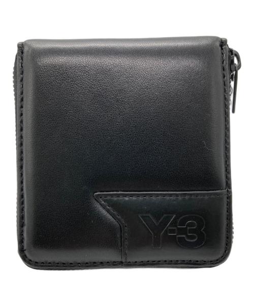Y-3（ワイスリー）Y-3 (ワイスリー) 2つ折りラウンドジップウォレット ブラックの古着・服飾アイテム