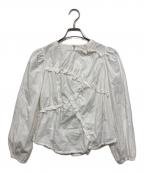 GHOSPELLゴスペル）の古着「Caro Asymmetric Top」｜ホワイト