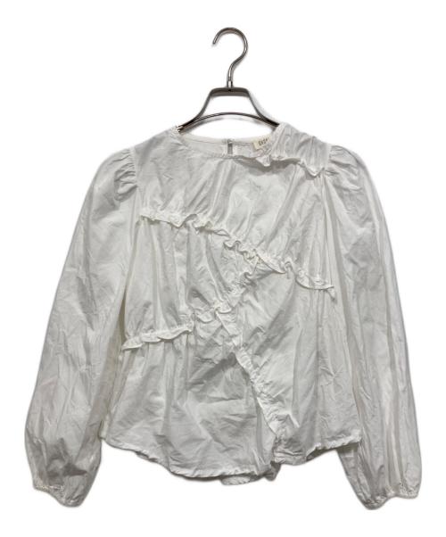GHOSPELL（ゴスペル）GHOSPELL (ゴスペル) Caro Asymmetric Top ホワイト サイズ:Ｓの古着・服飾アイテム