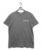 A.P.C.×Carhartt WIPアーペーセー×カーハート ワーク イン プログレス）の古着「プリントTシャツ」｜グレー