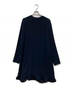 中古・古着通販】YOKO CHAN (ヨーコチャン) 裾フリル7分袖ワンピース