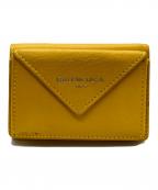 BALENCIAGAバレンシアガ）の古着「ペーパー コンパクトウォレット」｜イエロー