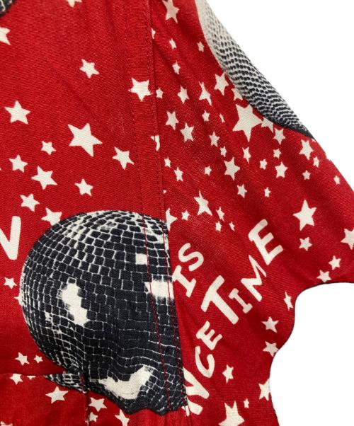 WACKO MARIA（ワコマリア）WACKO MARIA (ワコマリア) ミラーボール柄アロハシャツ レッド サイズ:Ｓの古着・服飾アイテム