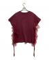 CADUNE (カデュネ) サイドチュールロゴT-shirt ボルドー サイズ:38：6000円