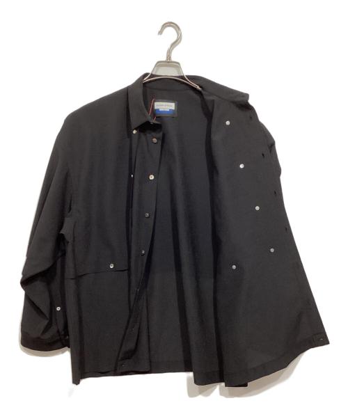 MAISON SPECIAL（メゾンスペシャル）MAISON SPECIAL (メゾンスペシャル) Yoke Rivets Prime-Over Shirt ブラック サイズ:1の古着・服飾アイテム