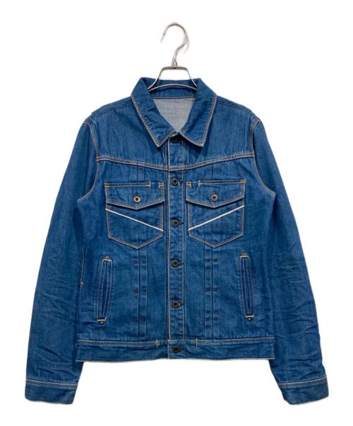 DeeTA（ディーティーエー）DeeTA (ディーティーエー) デニムジャケット ブルー サイズ:Ｍの古着・服飾アイテム