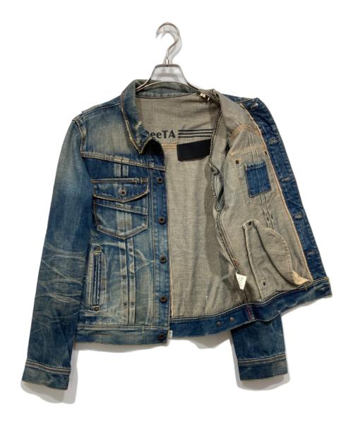 DeeTA（ディーティーエー）DeeTA (ディーティーエー) デニムジャケット ブルー サイズ:Ｍの古着・服飾アイテム