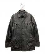 CERRUTI1881チェルッティ1881）の古着「ラムレザージャケット」｜ブラック
