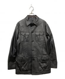 CERRUTI1881（チェルッティ1881）の古着「ラムレザージャケット」｜ブラック