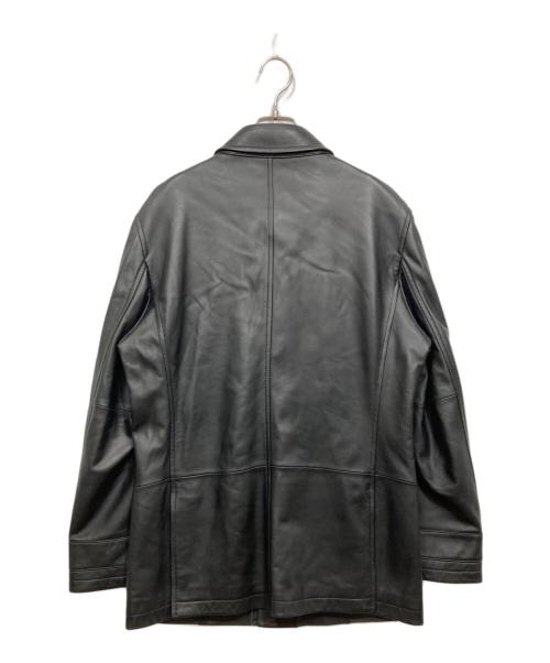CERRUTI1881（チェルッティ1881）CERRUTI1881 (チェルッティ1881) ラムレザージャケット ブラック サイズ:48（胸囲92~98）の古着・服飾アイテム