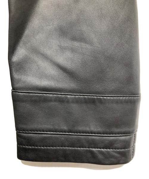 CERRUTI1881（チェルッティ1881）CERRUTI1881 (チェルッティ1881) ラムレザージャケット ブラック サイズ:48（胸囲92~98）の古着・服飾アイテム