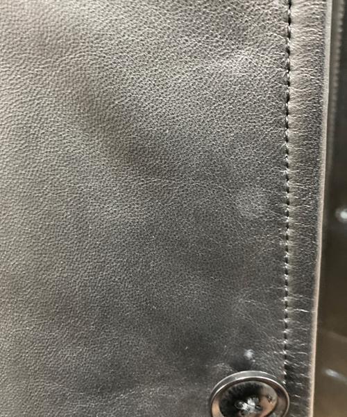 CERRUTI1881（チェルッティ1881）CERRUTI1881 (チェルッティ1881) ラムレザージャケット ブラック サイズ:48（胸囲92~98）の古着・服飾アイテム