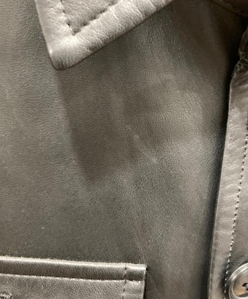 CERRUTI1881（チェルッティ1881）CERRUTI1881 (チェルッティ1881) ラムレザージャケット ブラック サイズ:48（胸囲92~98）の古着・服飾アイテム