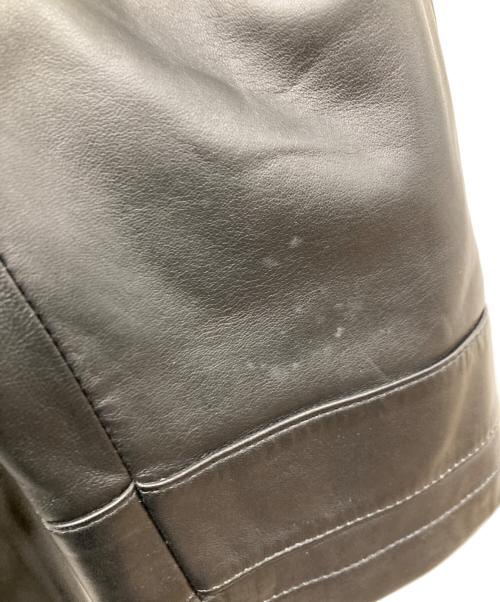CERRUTI1881（チェルッティ1881）CERRUTI1881 (チェルッティ1881) ラムレザージャケット ブラック サイズ:48（胸囲92~98）の古着・服飾アイテム