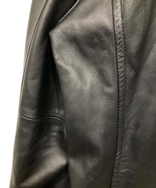 CERRUTI1881（チェルッティ1881）CERRUTI1881 (チェルッティ1881) ラムレザージャケット ブラック サイズ:48（胸囲92~98）の古着・服飾アイテム