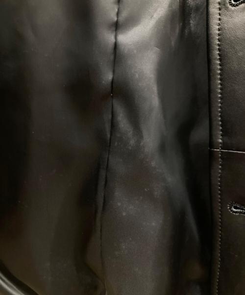 CERRUTI1881（チェルッティ1881）CERRUTI1881 (チェルッティ1881) ラムレザージャケット ブラック サイズ:48（胸囲92~98）の古着・服飾アイテム