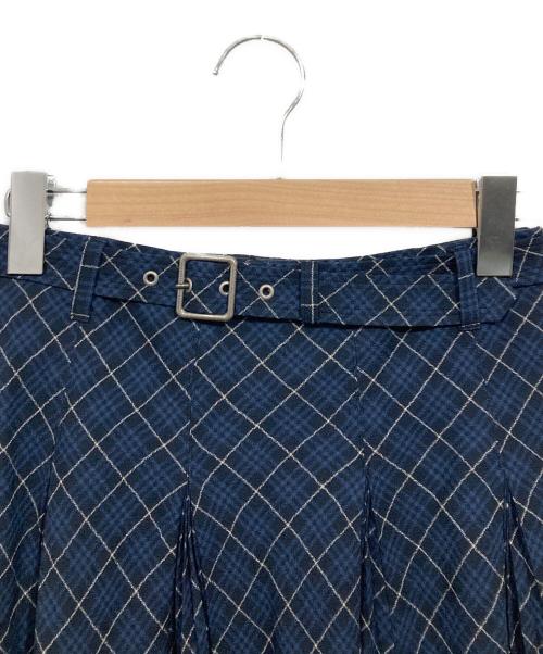 BURBERRY BLUE LABEL（バーバリー ブルー レーベル）BURBERRY BLUE LABEL (バーバリー ブルー レーベル) プリーツミニスカート ネイビー サイズ:38の古着・服飾アイテム